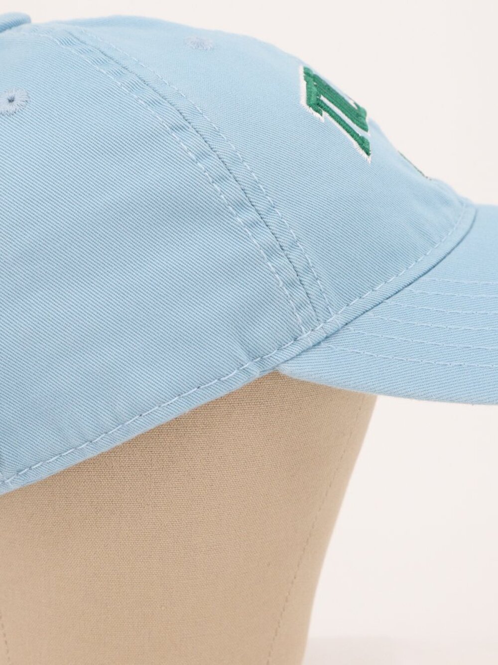 Tulane Green Wave Angry Wave Legacy Light Blue Embroidered Adjustable Dad Hat - Picture 9 of 9